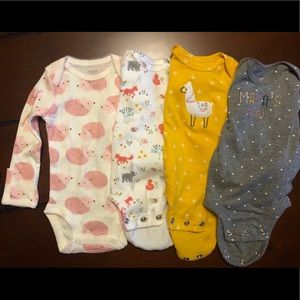 Lot of Long-Sleeve Onesies